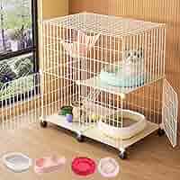 キャットゲージ　美品 BTM 猫 ケージ キャットケージ ペットケージ キャスター付 猫